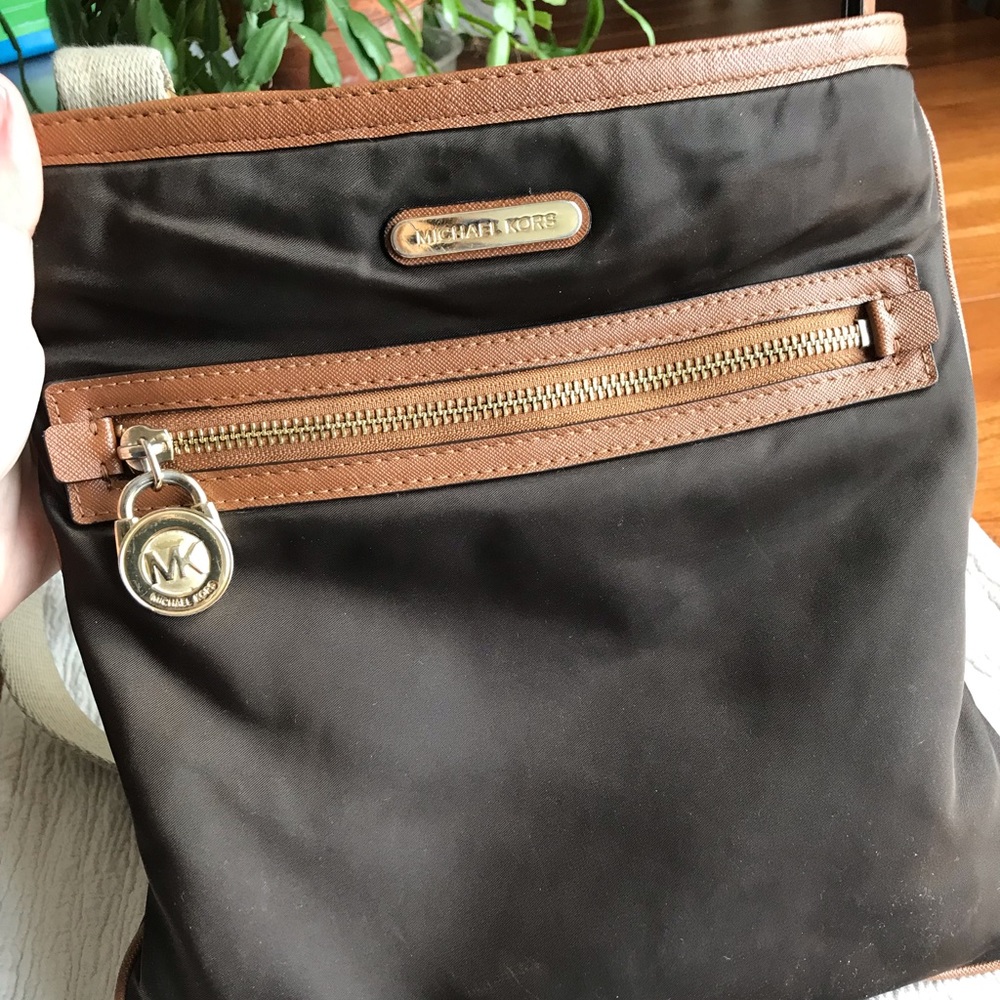 Michael Kors brown shoulder bag